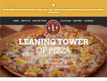 Tablet Screenshot of ltpizza.com